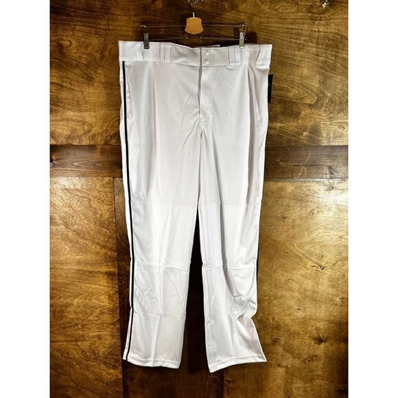 Champro Baseball Pants Adult 2XL White Navy Stripe Athletic Apparel New - Picture 1 of 5